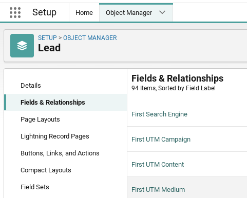 Salesforce Custom Field Addition in Object Manager